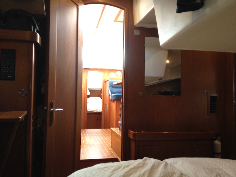 39. Aft stateroom looking forward.